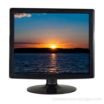 Video game TFT LCD Monitor 1280*1024 resolution with VGA/DVI, 12 volt DC input 19-inch